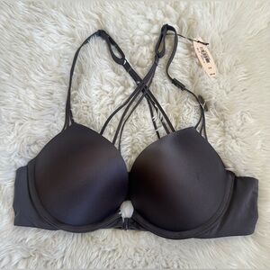 Victoria Secret Bra  Bombshell Adds Cup Sizes Very Sexy Push Up RacerBack 34 A